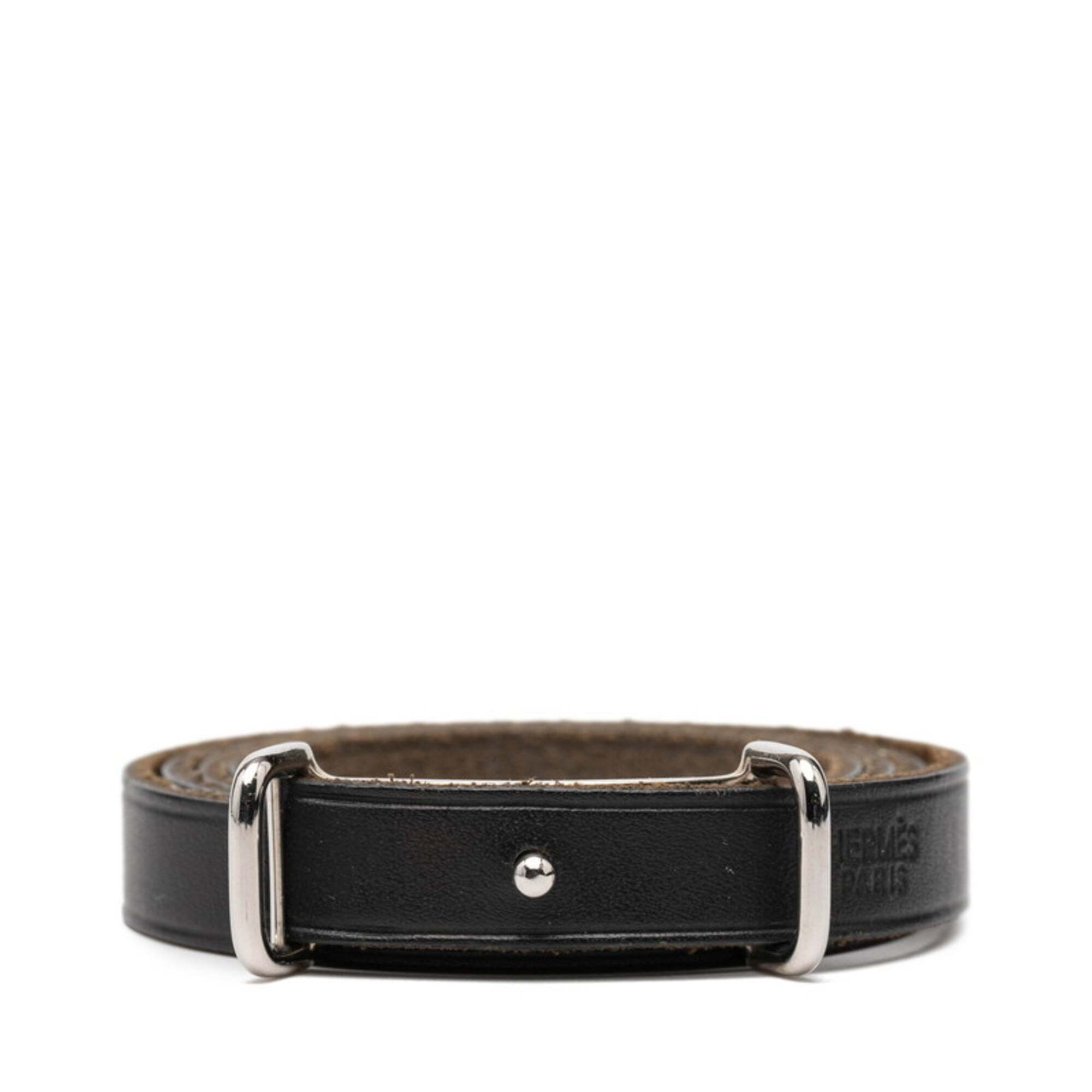 Hermes Api Ii Bracelet 3-Row Brown Leather Womens Hermes 311$
